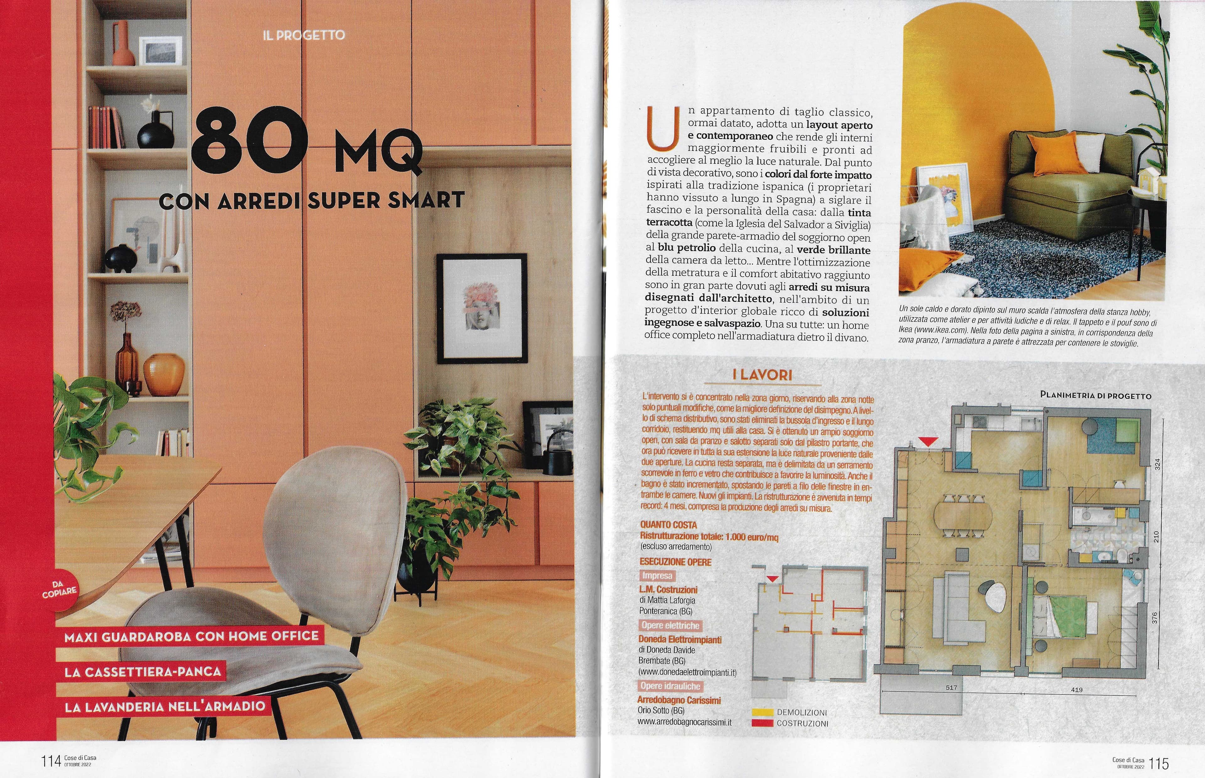 80 mq con arredi super smart - 1